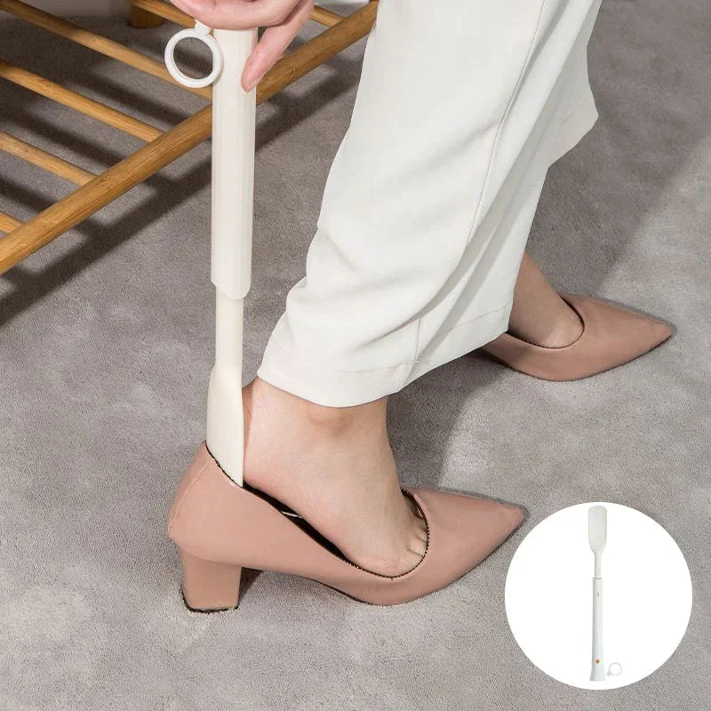 Telescopic Shoe Horn with Adjustable Length