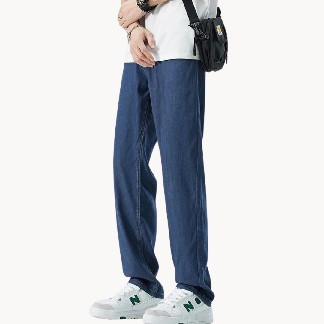 Teofilo - Stylish Wide Leg Pants