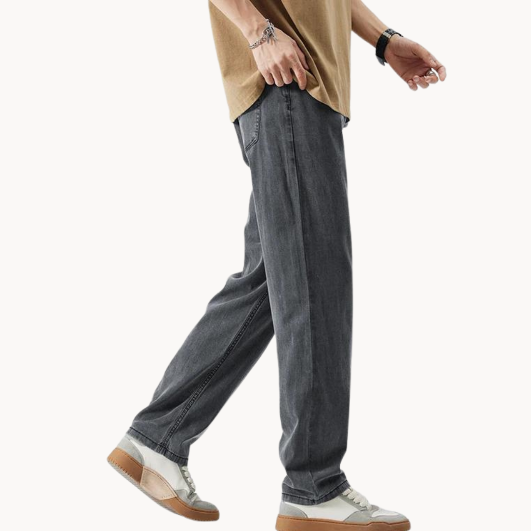 Teofilo - Stylish Wide Leg Pants