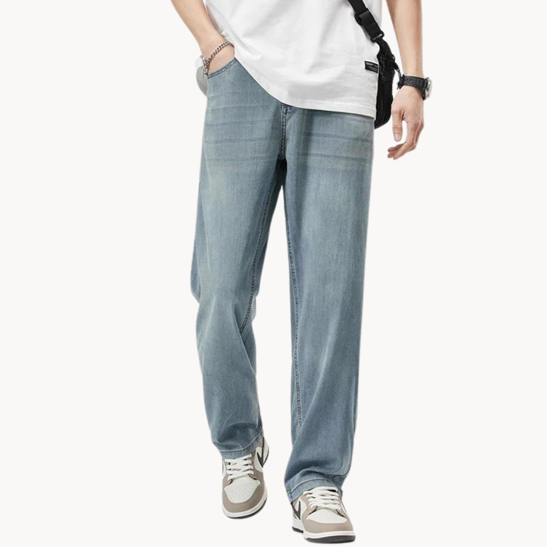 Teofilo - Stylish Wide Leg Pants