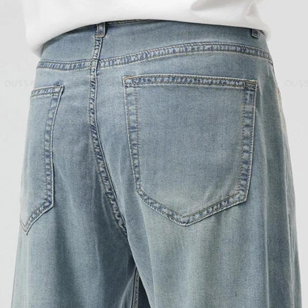Teofilo - Stylish Wide Leg Pants