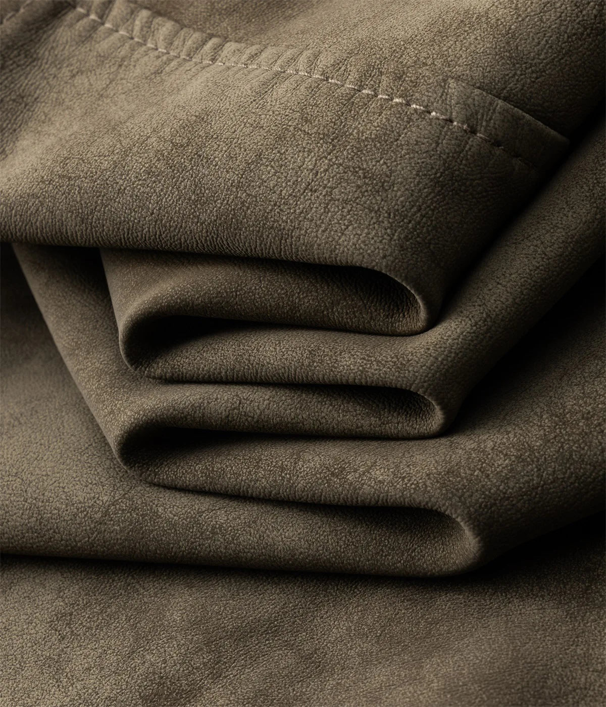 Theo – Leren jas met fleece voering
