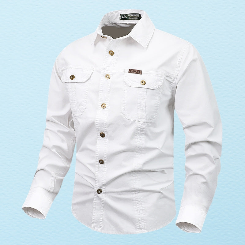 Theodor – Camicia a maniche lunghe con tasca