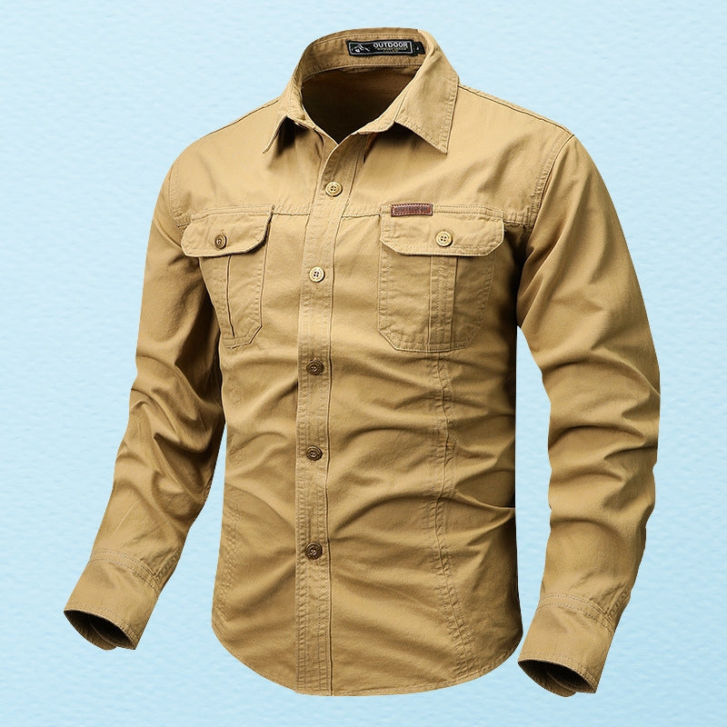 Theodor – Camicia a maniche lunghe con tasca