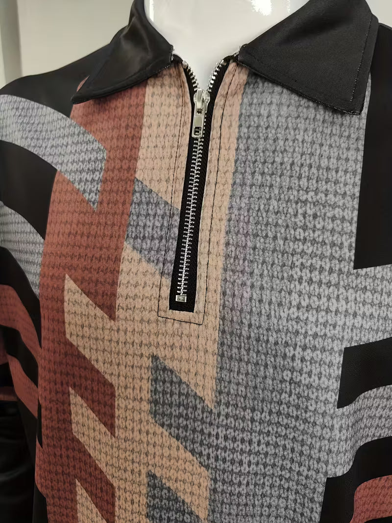 Thomson – Camicia a maniche lunghe con mezza cerniera