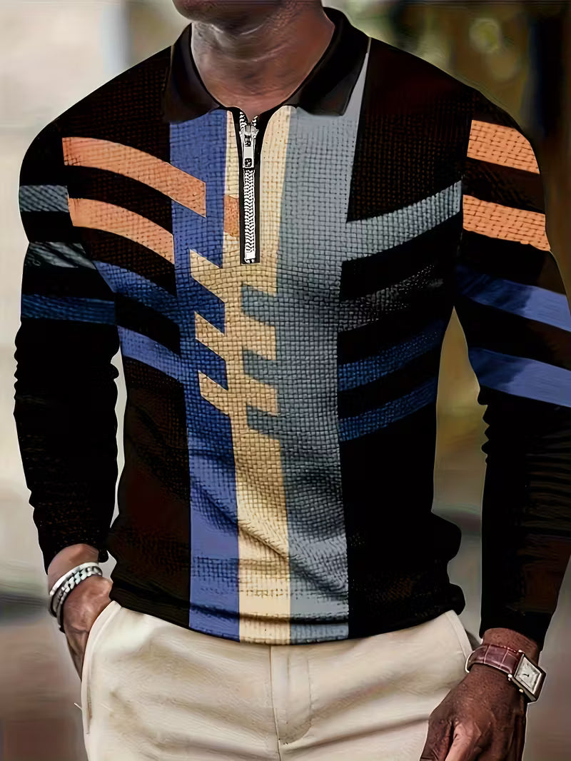 Thomson – Camicia a maniche lunghe con mezza cerniera