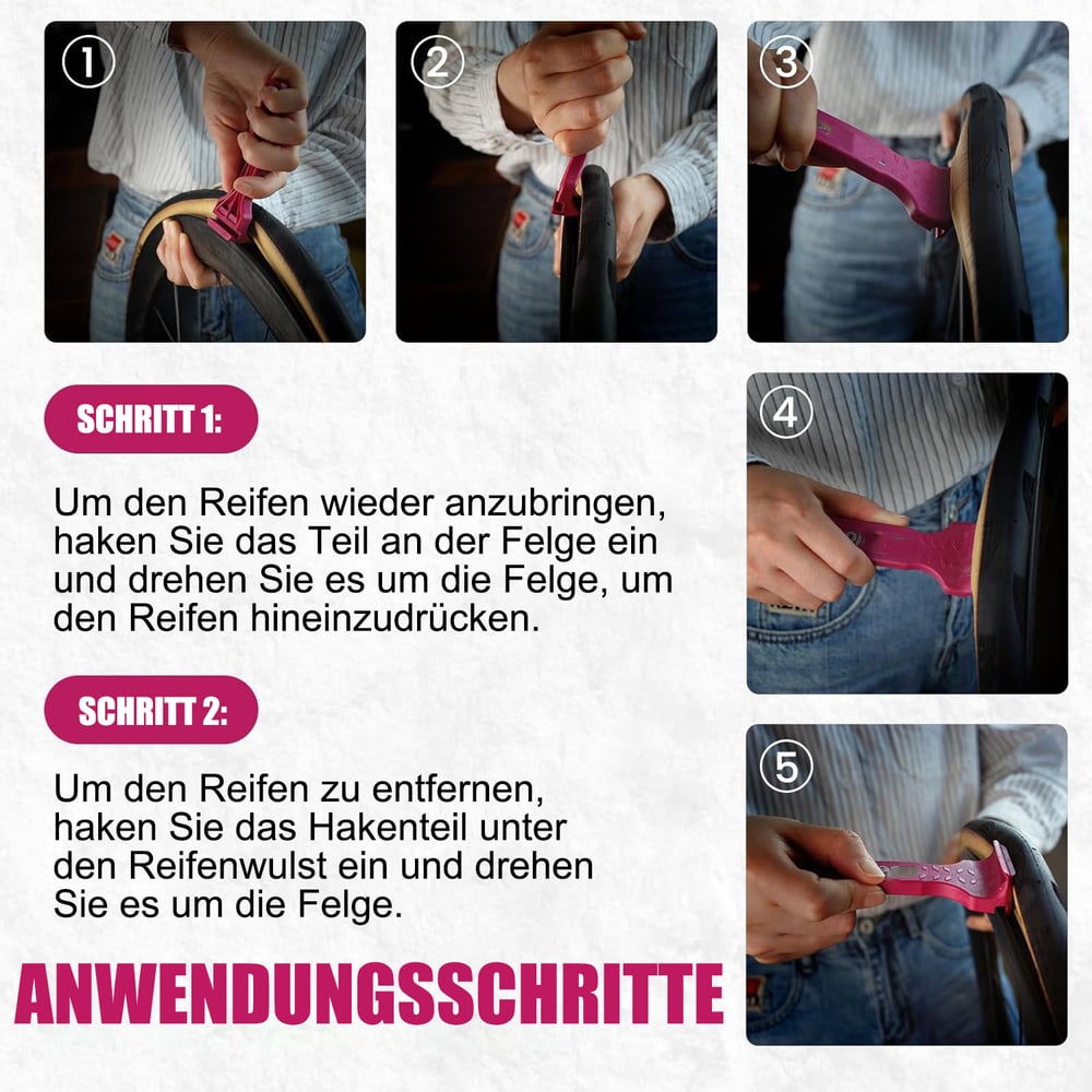 TireSnap – Fietsband Hefboom