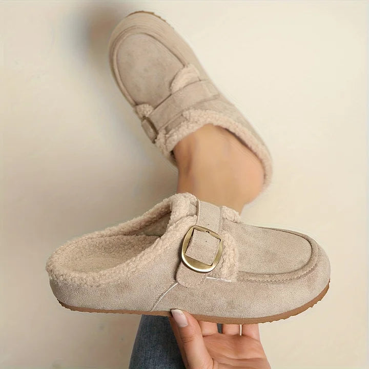 Tohara - Plush-Lined Slippers