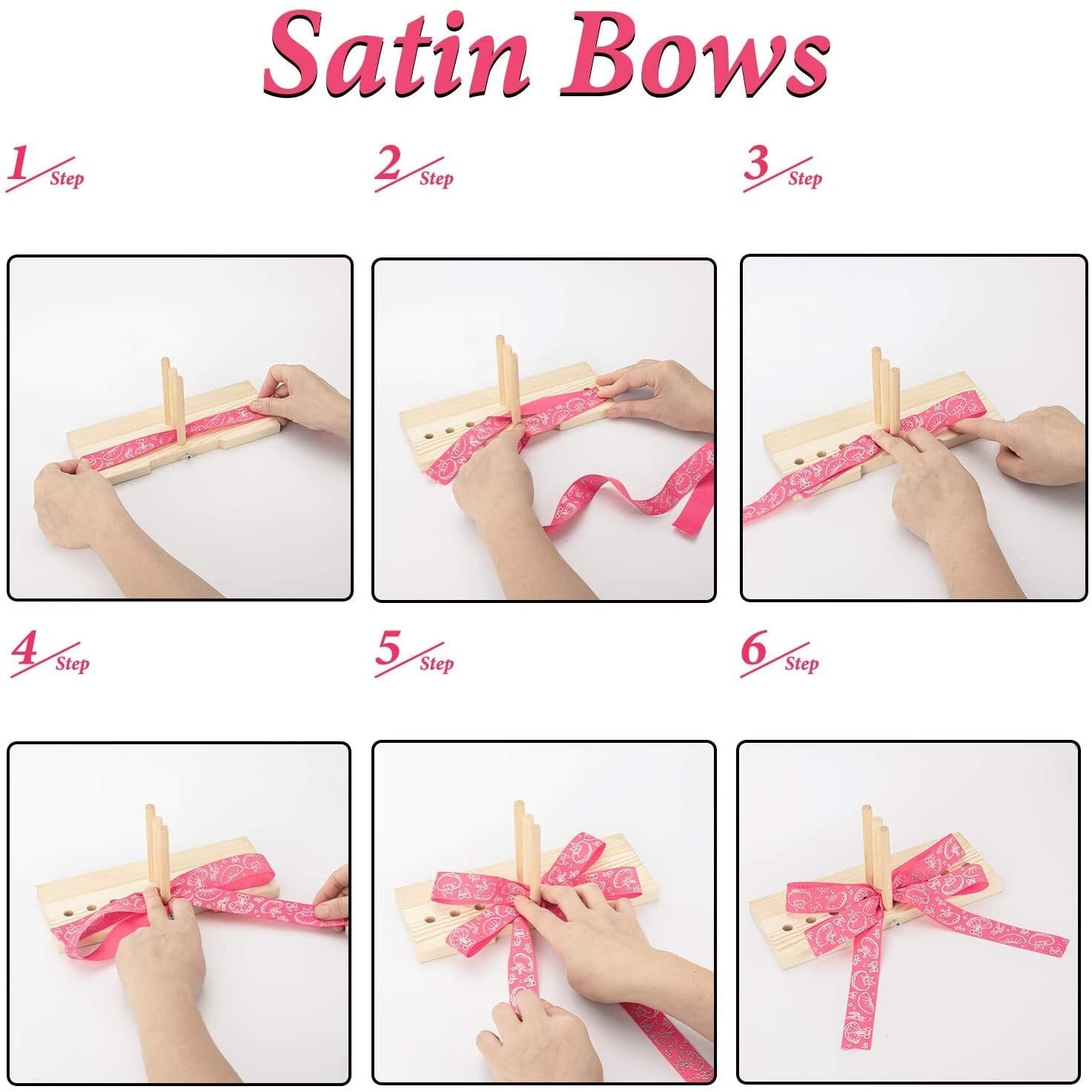 Herramienta para hacer lazos con cinta