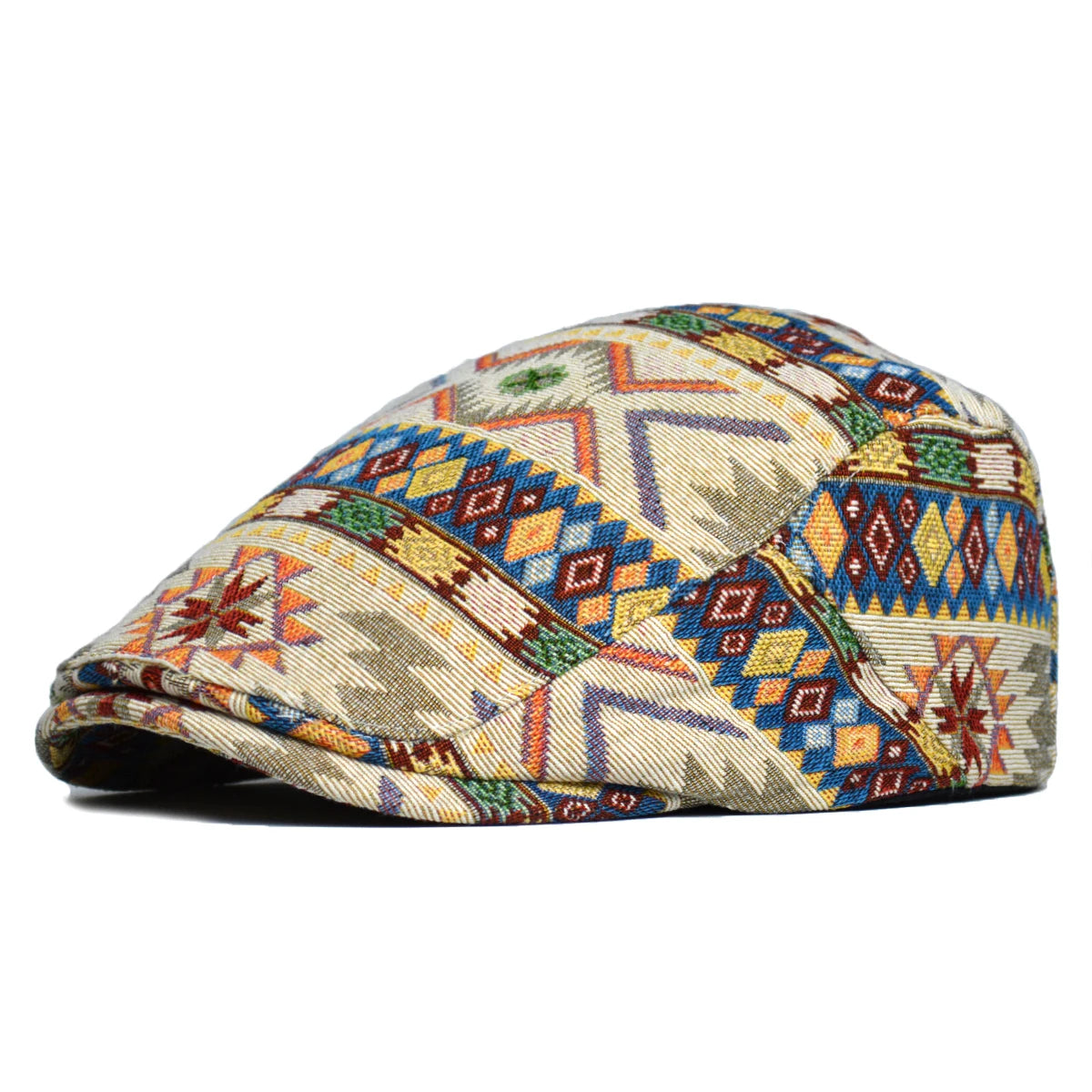 TribalMuse - Basco Colorato con Design Geometrico