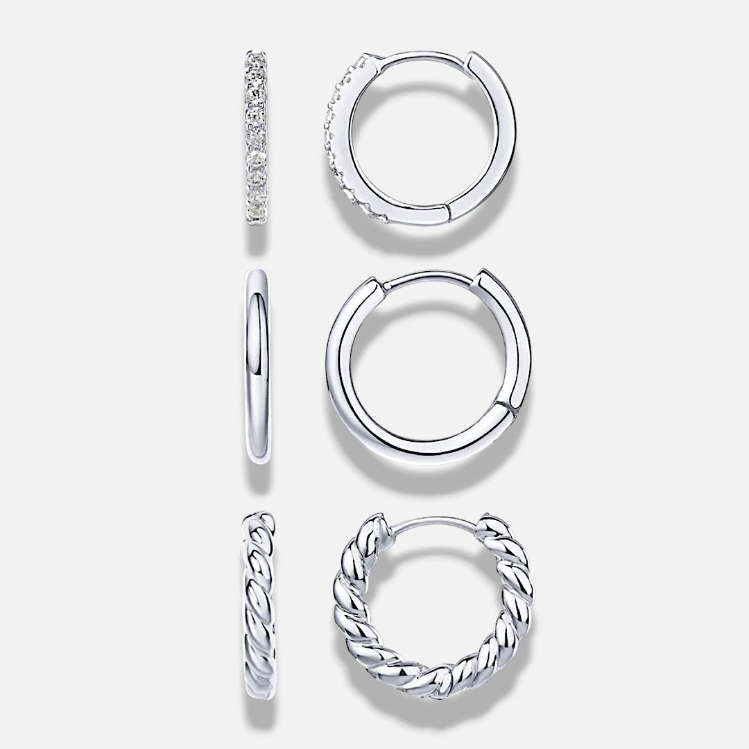 Trivelle Hoop Earring Set