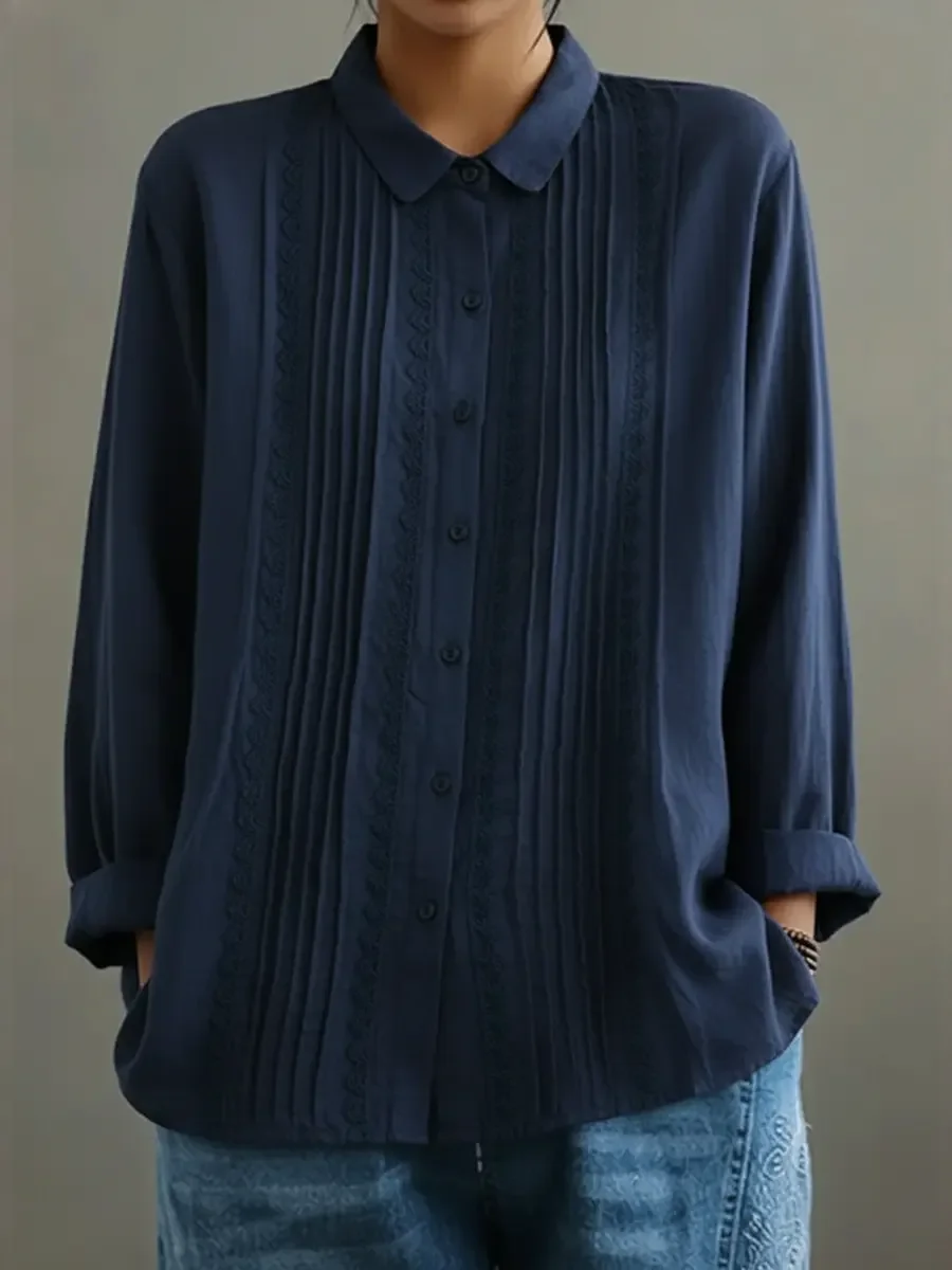 Tzurya - Blouse élégante en patchwork