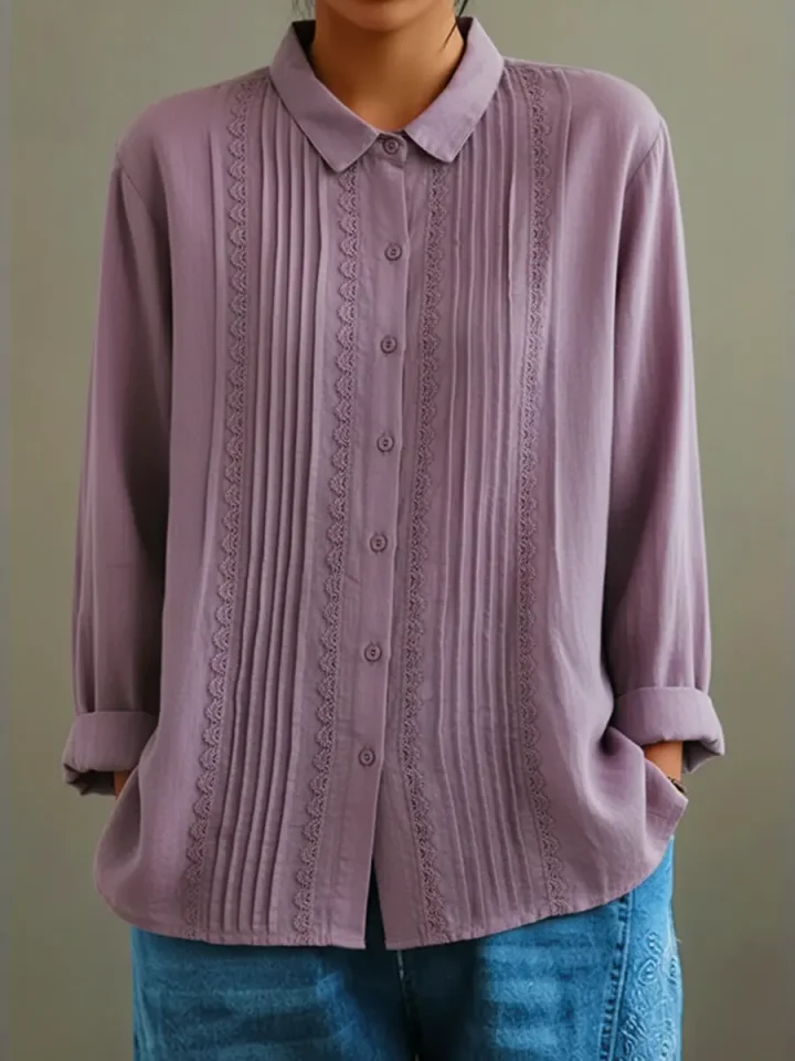 Tzurya - Blouse élégante en patchwork