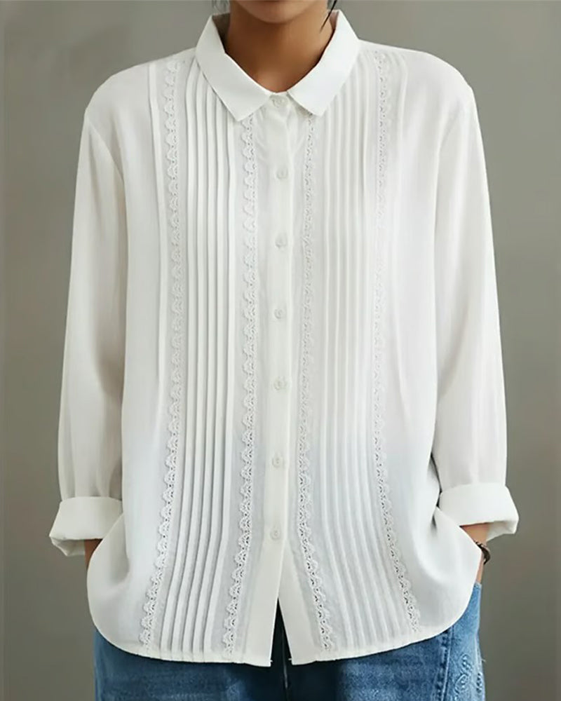 Tzurya - Blouse élégante en patchwork