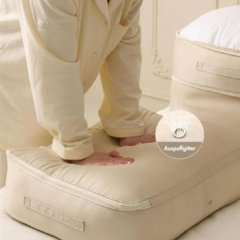 Ultra Space-Saving Self-Compressing Organizer
