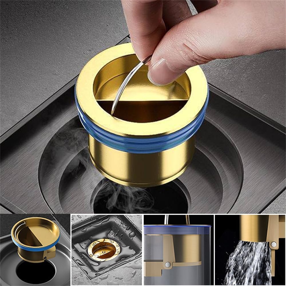 Universal Brass Drain Core Anti-Odor Deodorizer