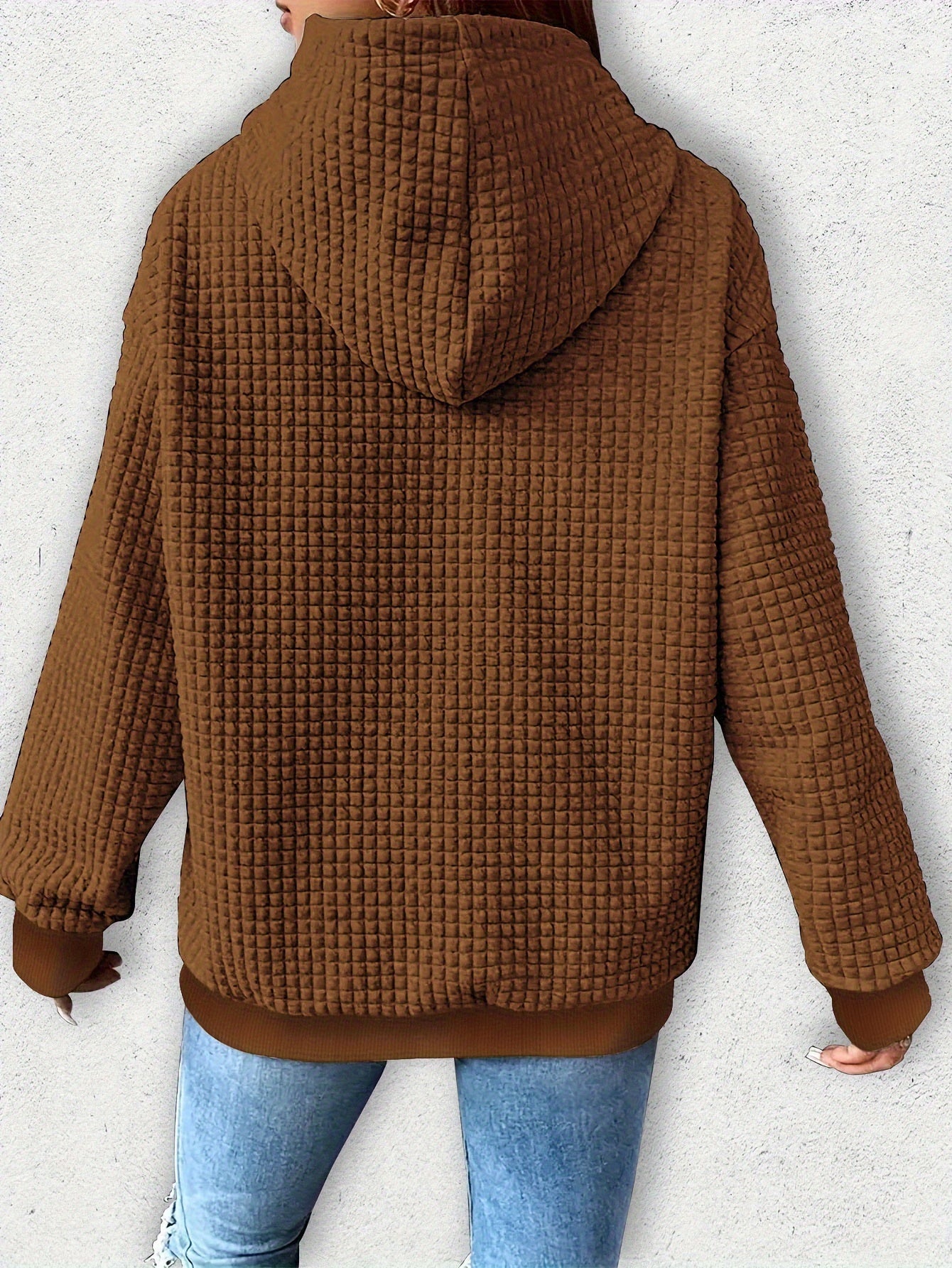 Urmela – Casual Polyester Hoodie with Pockets