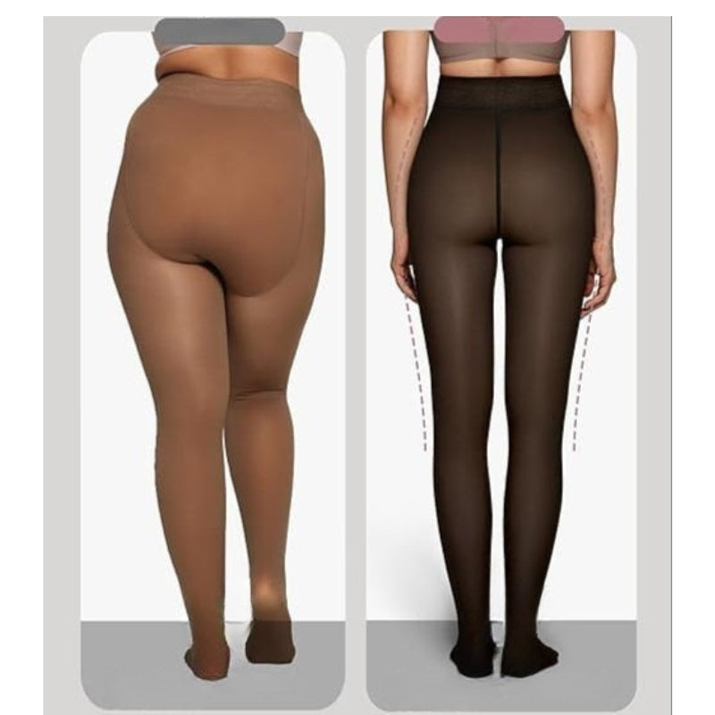 Valesia – Fleecegefütterte Feinstrumpfhose