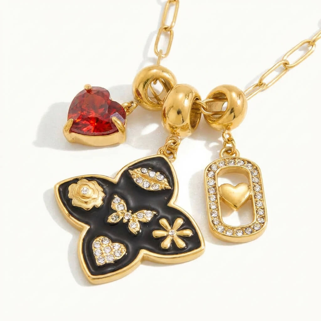 Velmora Vintage Charm Necklace