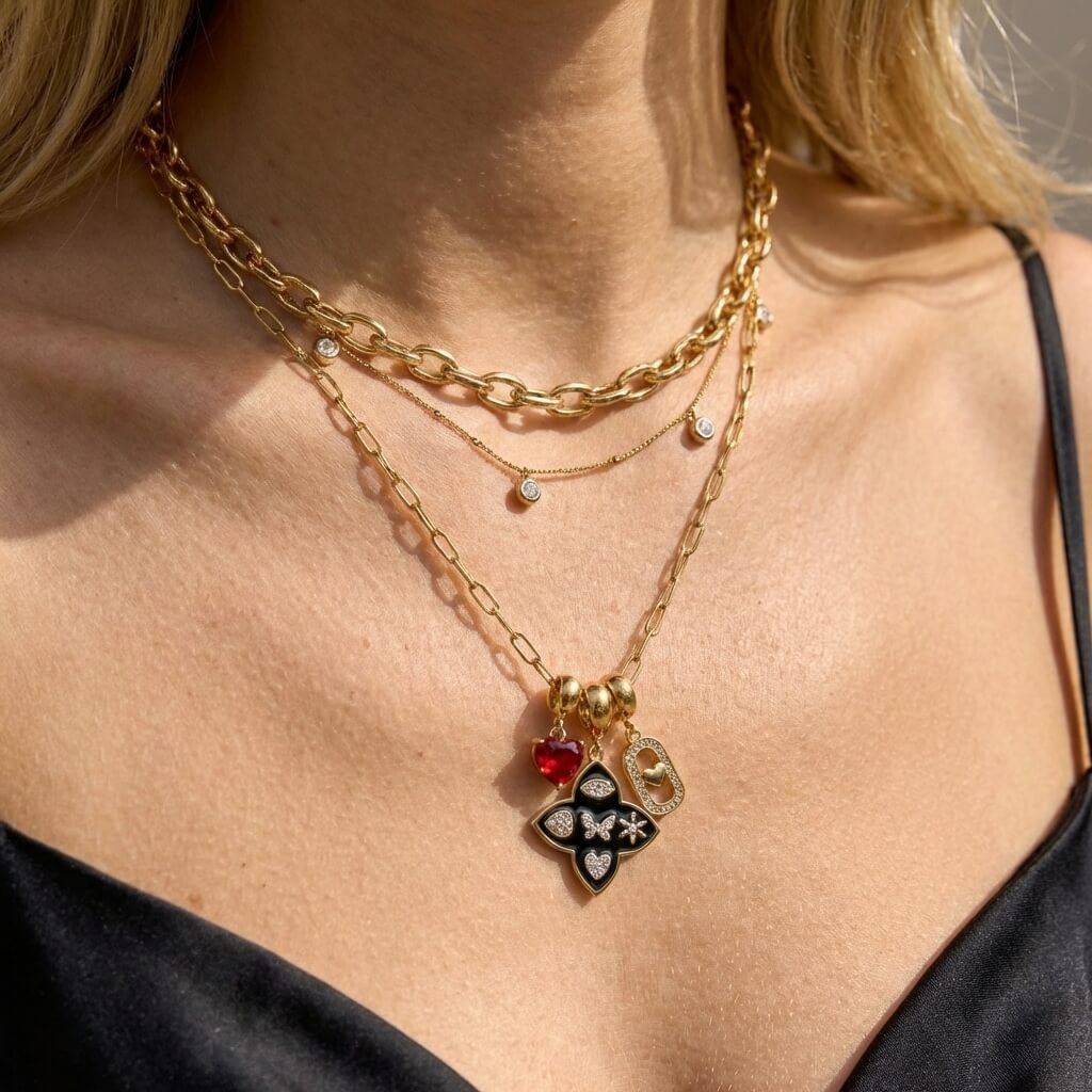 Velmora Vintage Charm Necklace