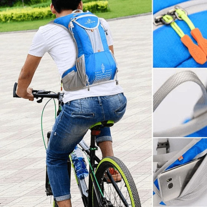 VelocityPack - Waterproof and Multifunctional Backpack for Cyclists