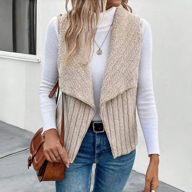 Vincenza – Unifarbener Freizeit-Cardigan