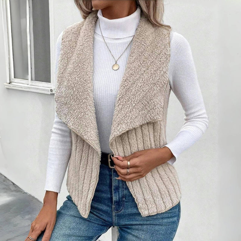 Vincenza – Unifarbener Freizeit-Cardigan