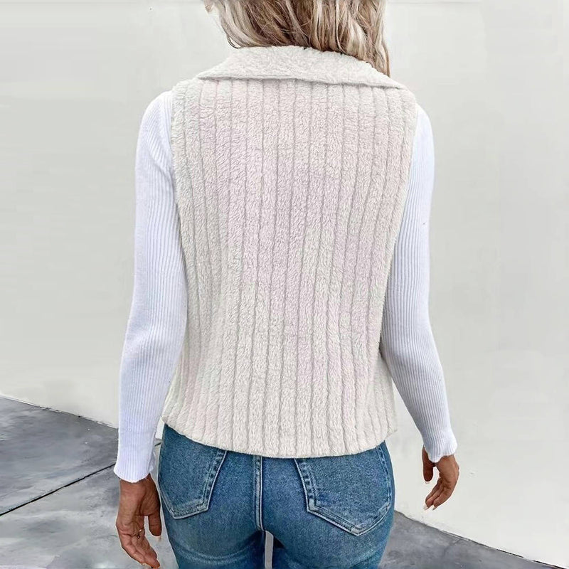 Vincenza – Unifarbener Freizeit-Cardigan