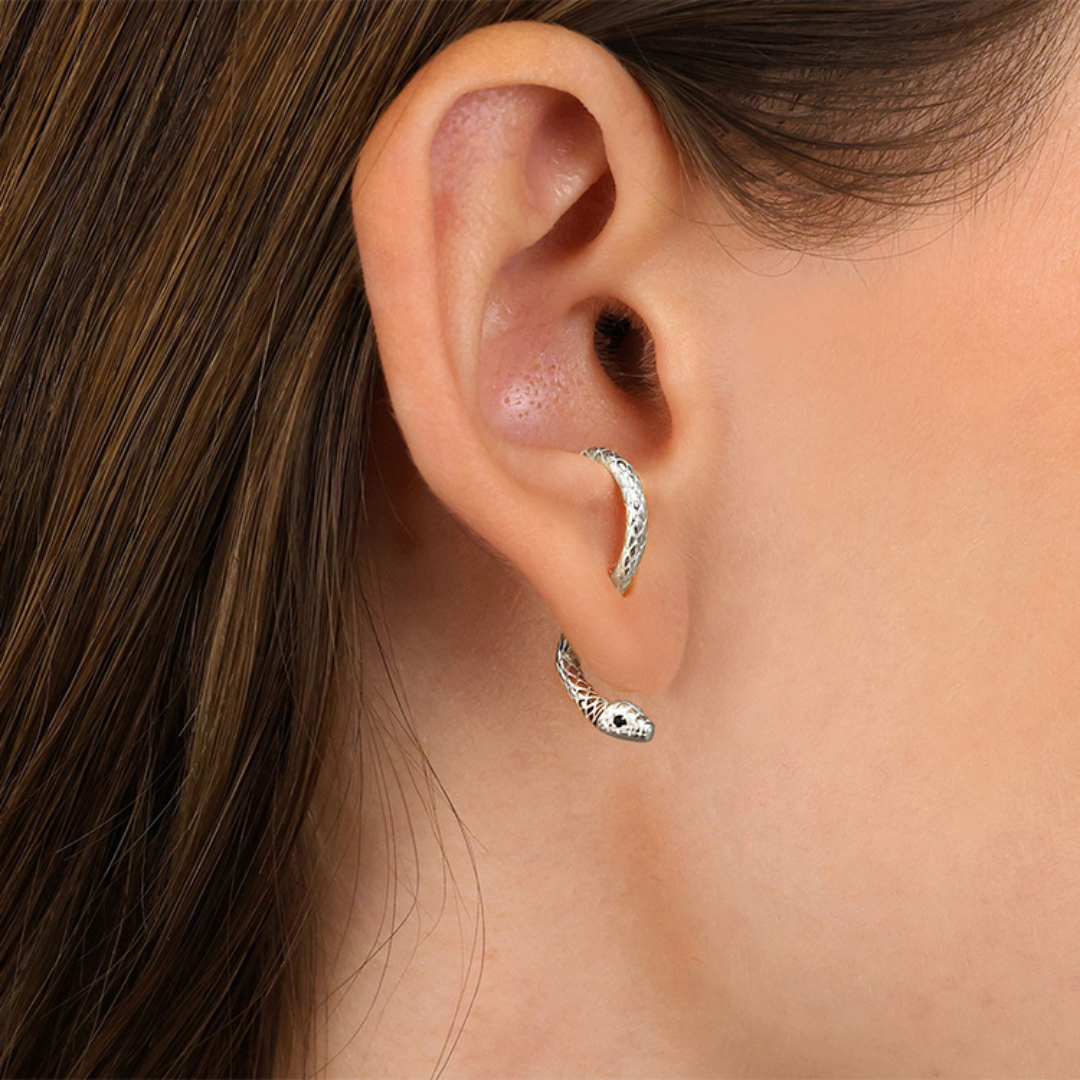 Vintage Snake Adjustable Earrings