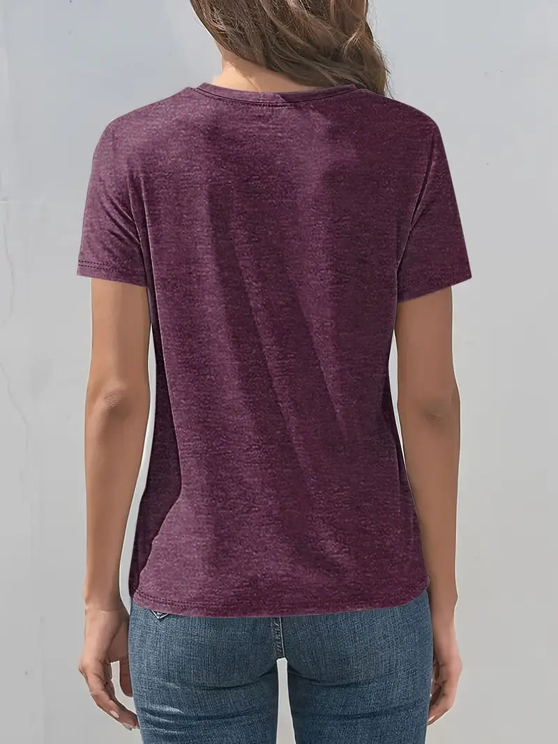 Vitaliya - Casual T-Shirt with Short Sleeves