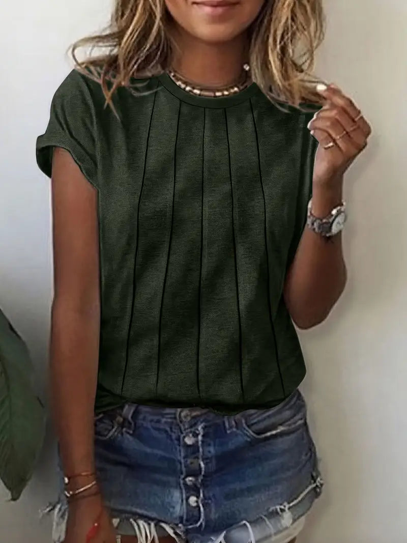 Vitaliya - Casual T-Shirt with Short Sleeves