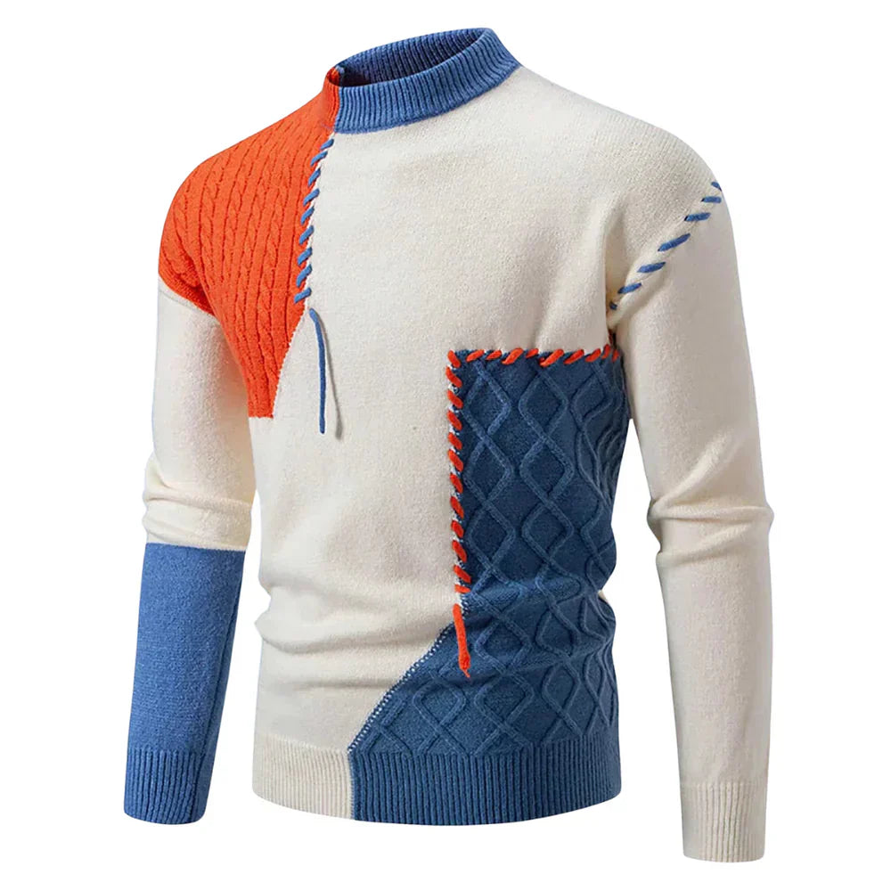 Waldo – Premium-Pullover mit hohem Kragen