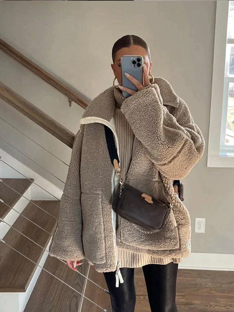 Wiebke – Lammfelljacke