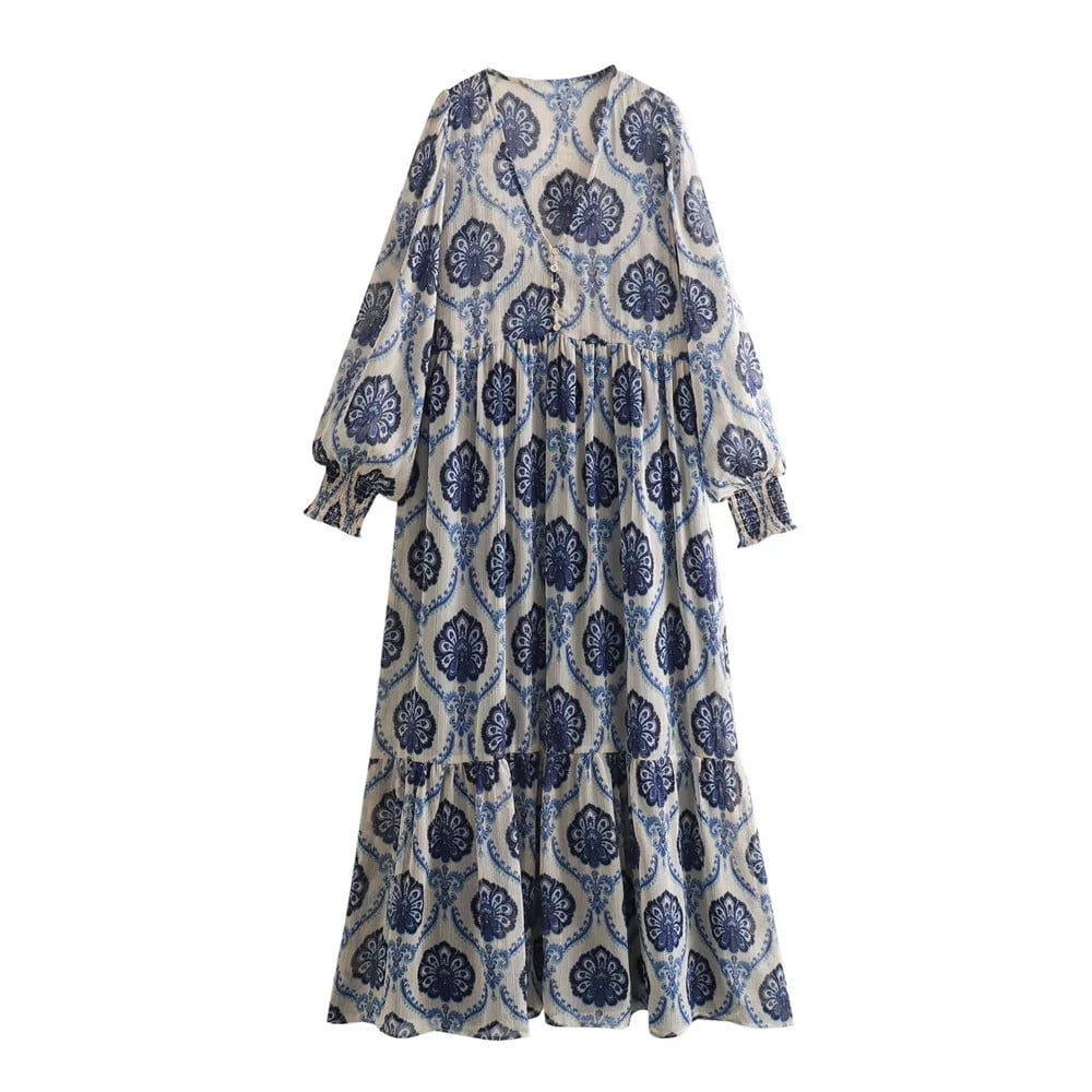 Willa - Long Sleeve Vintage Dress