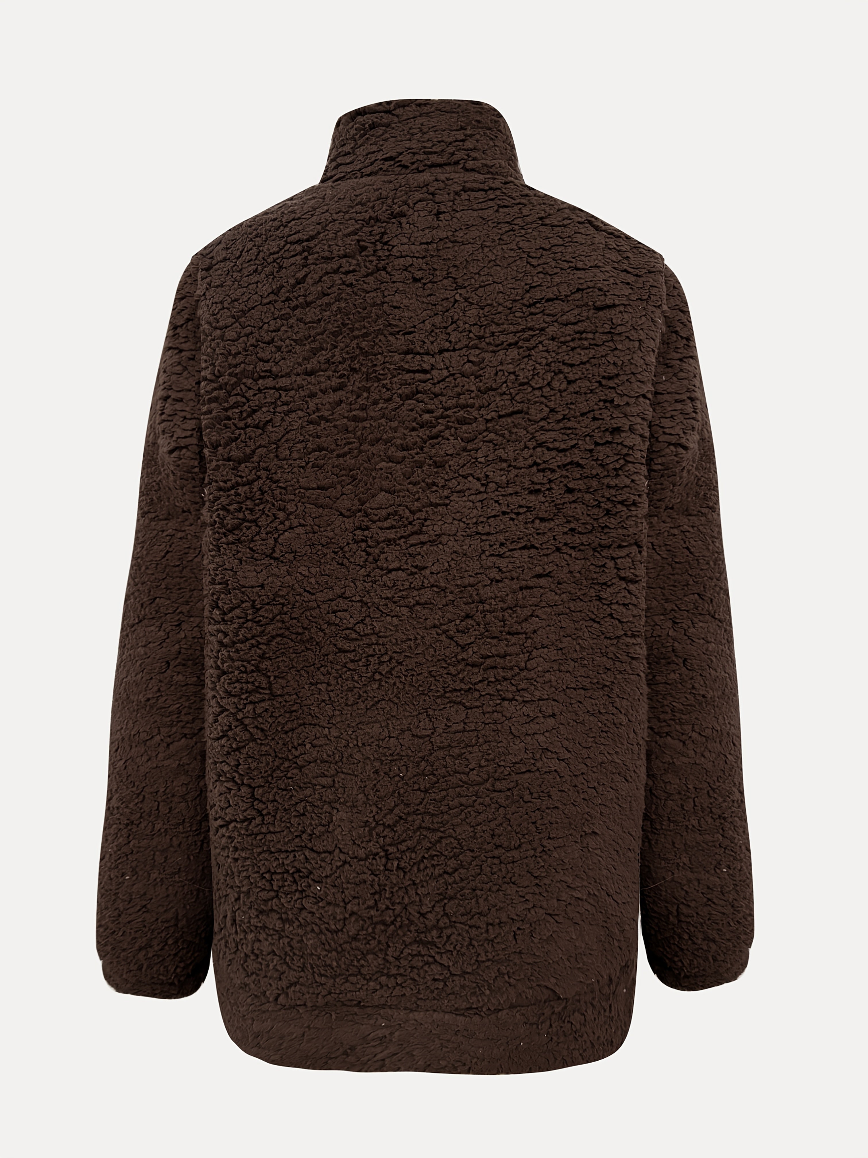 Willemien – Sweat-shirt polaire à manches longues avec fermeture éclair