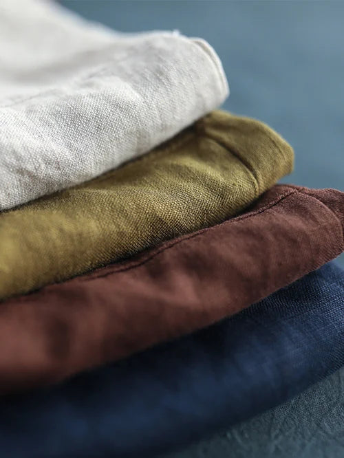 Winona – Shirt met Lange Mouwen, Voorzak en Knopen