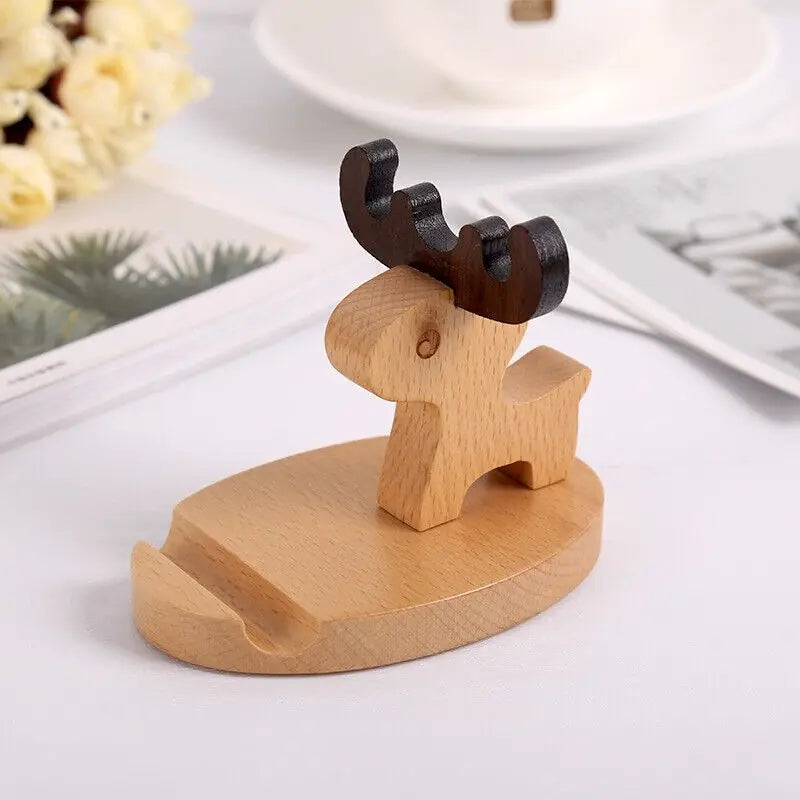 Woodstand – Handgemaakte houten telefoonhouder