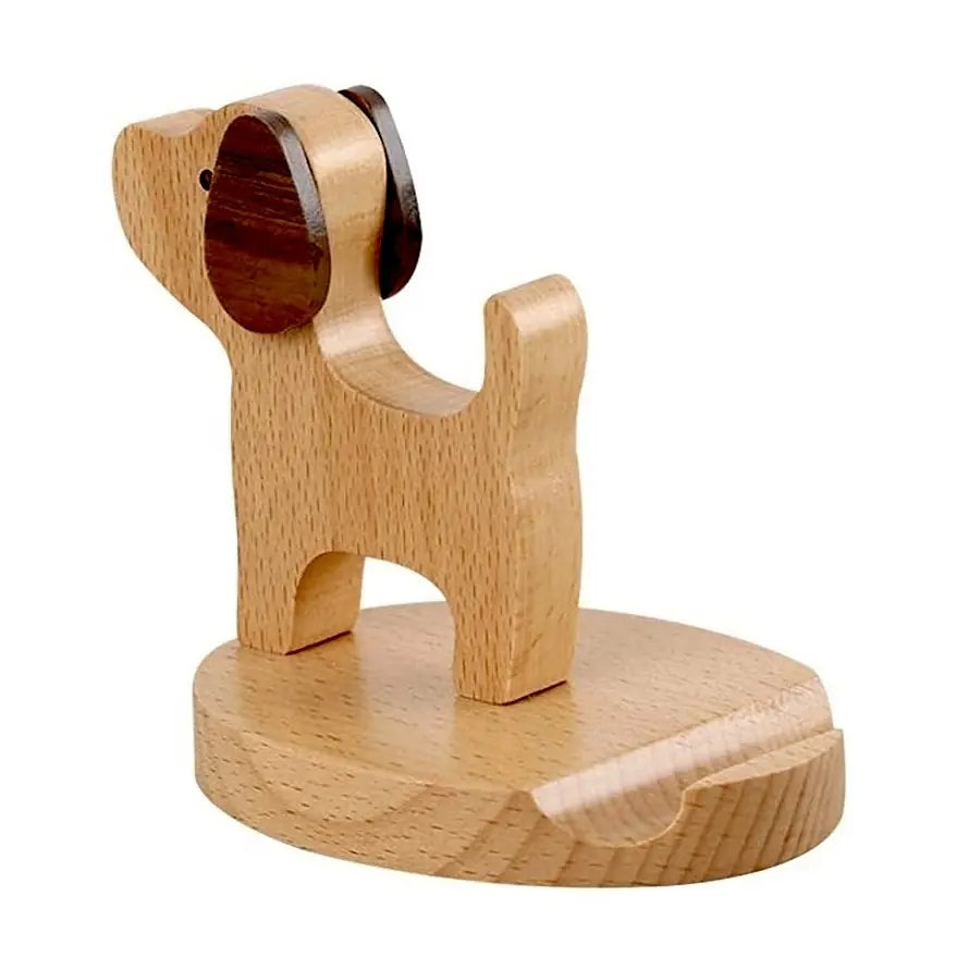 Woodstand – Handgemaakte houten telefoonhouder
