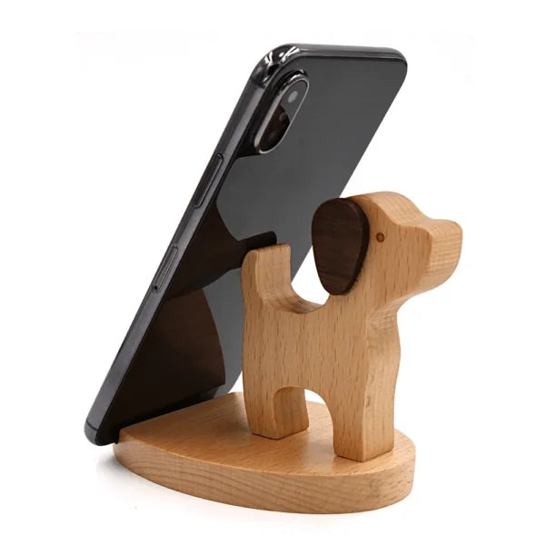 Woodstand – Handgemaakte houten telefoonhouder