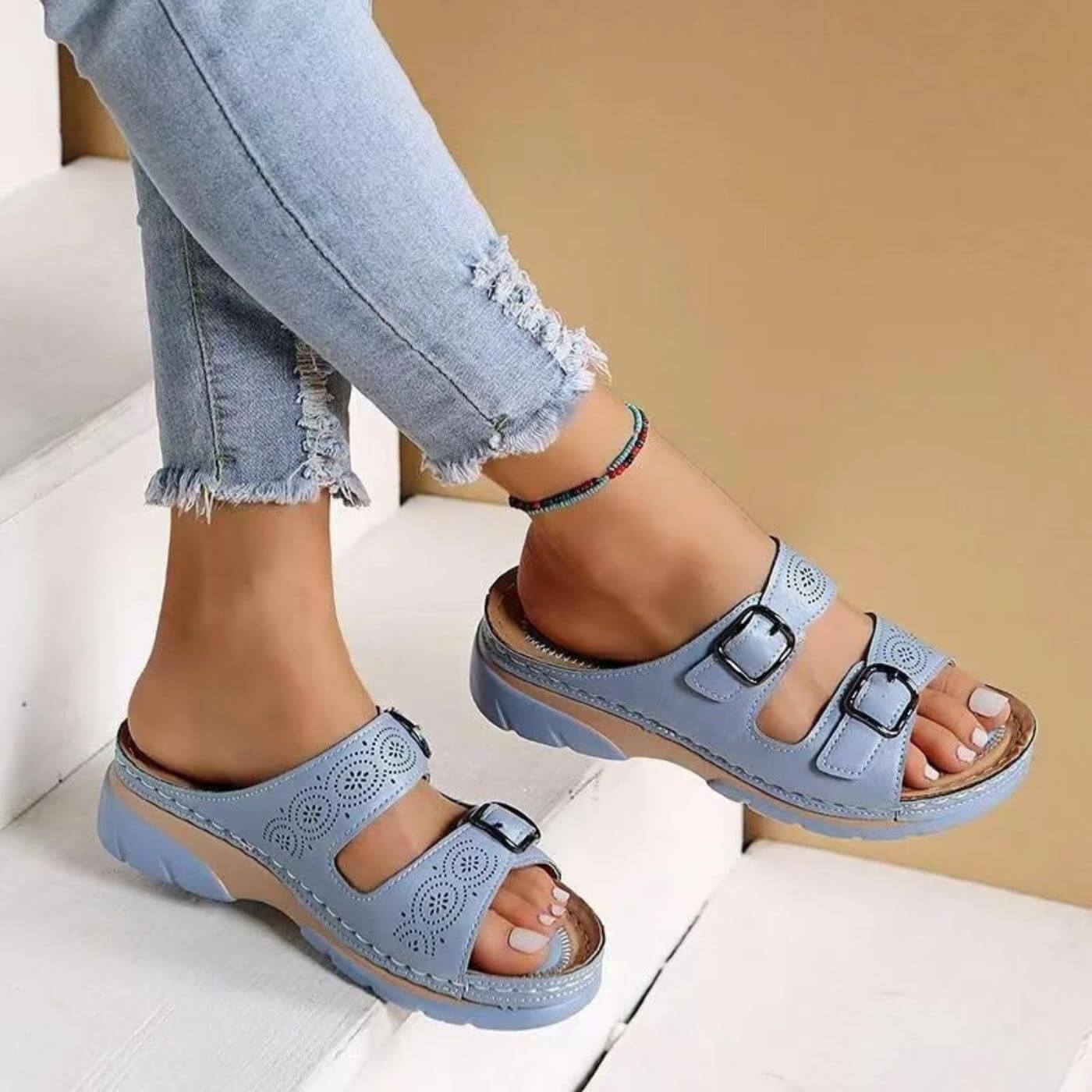 Yadira - Orthopedic Sandals with Double Buckle