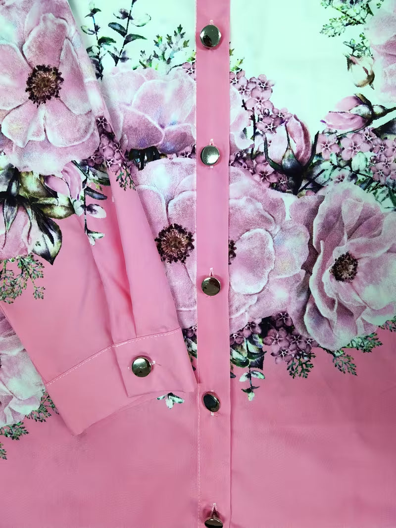 Yaleian – Floral Shirt with Buttons