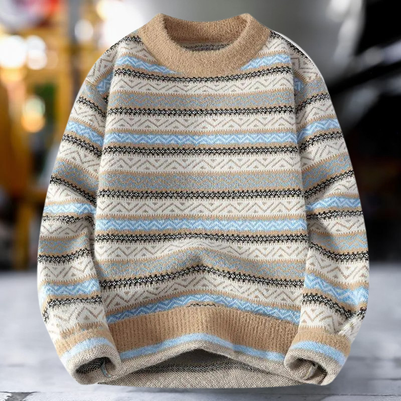 Yannis – Classic Pattern Knit Sweater