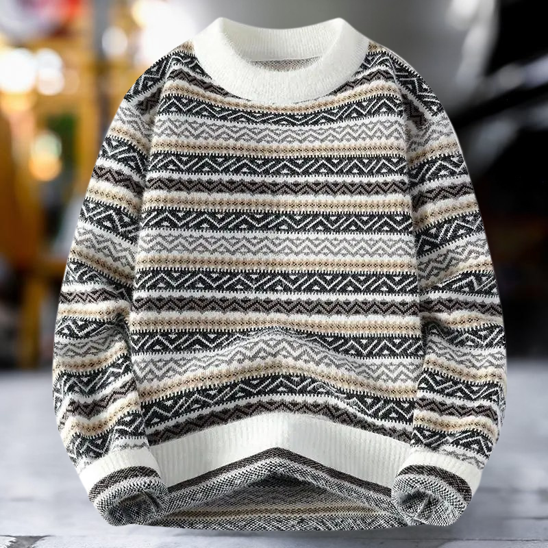 Yannis – Classic Pattern Knit Sweater