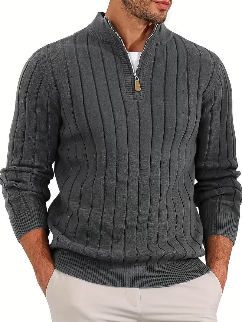 Yedidya - Casual Long Sleeve Knit Sweater