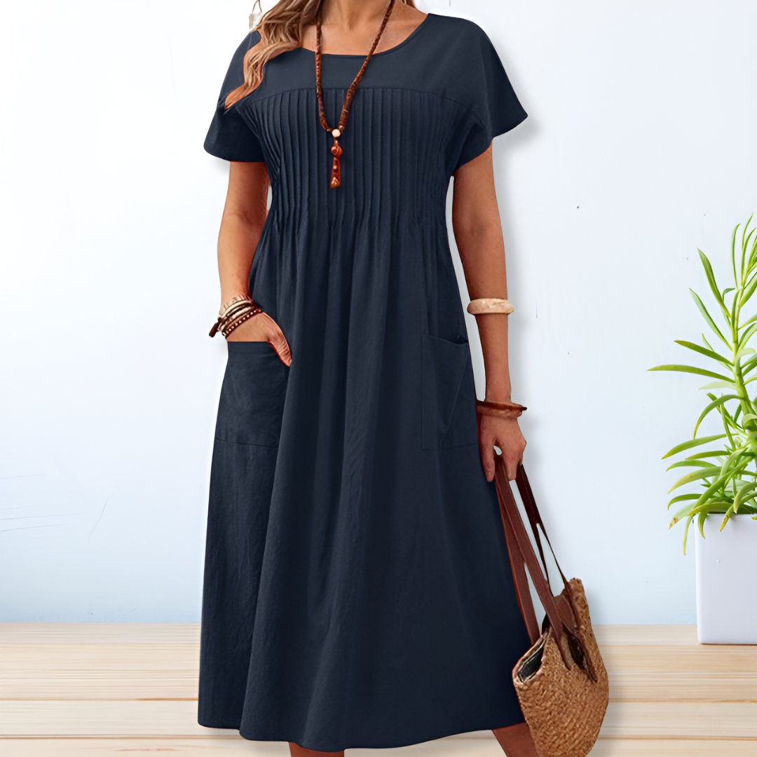 Yesica - Relaxed Fit Casual Dress