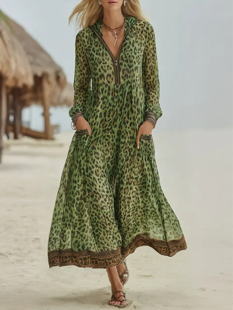 Yethrika – Stilvolles Kleid mit Reißverschluss