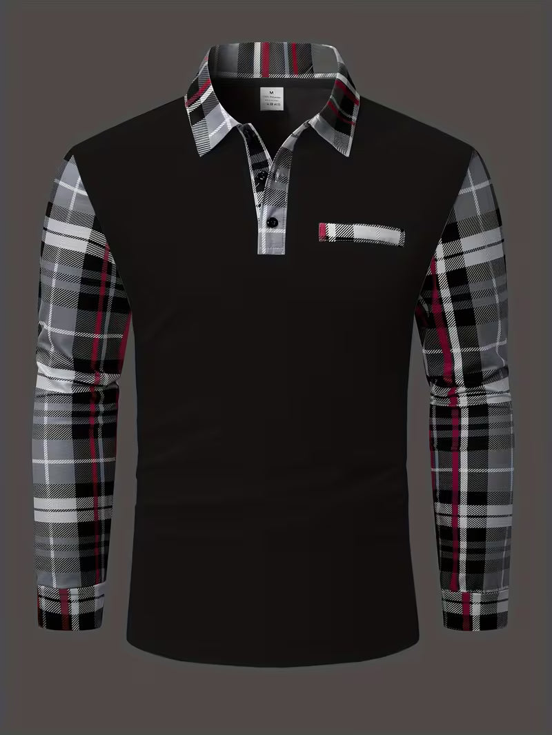 Yiannis – Long Sleeve Shirt with Chest Patch