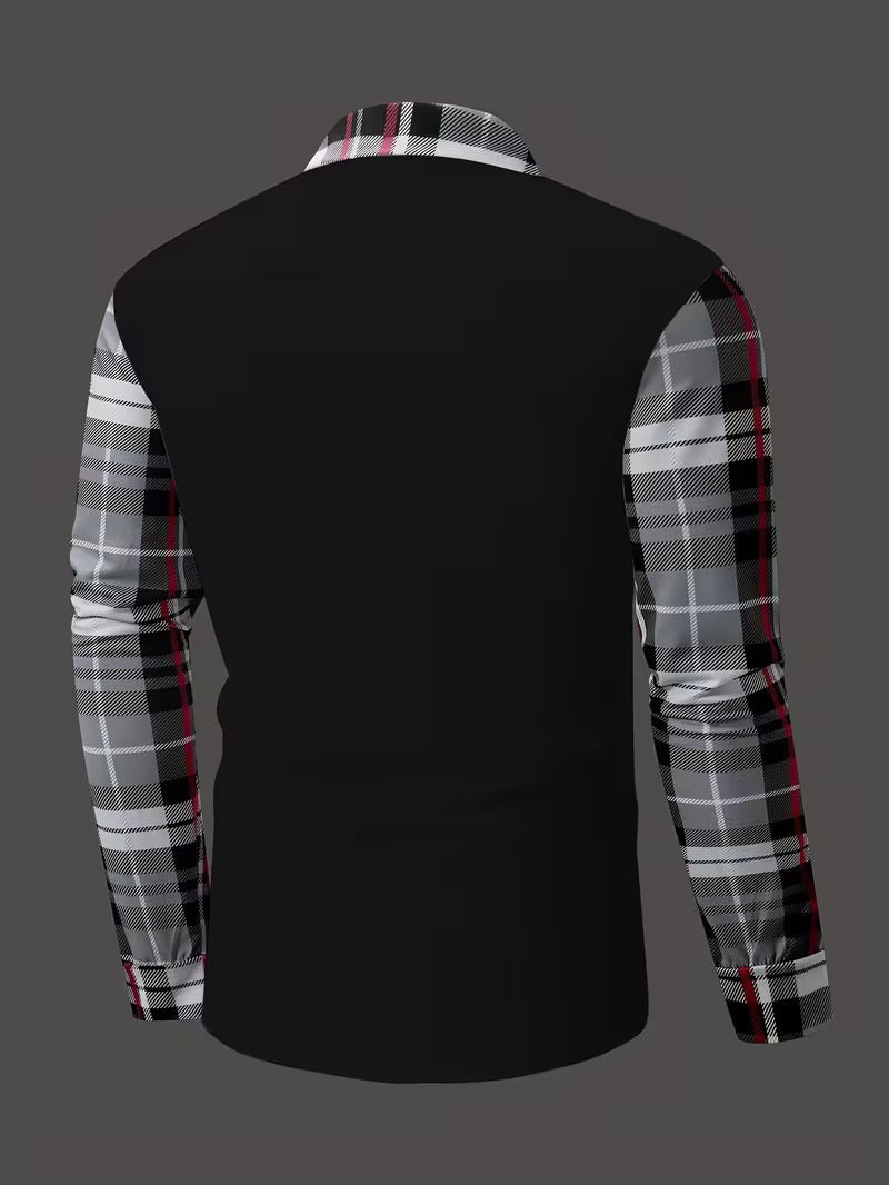 Yiannis – Long Sleeve Shirt with Chest Patch