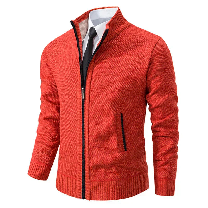 Yitzhak – Freizeit-Cardigan mit Stehkragen