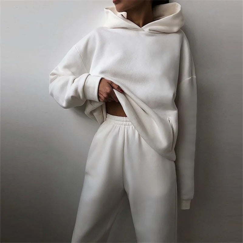 Yoselin – Oversized Warmer Hoodie 2-teiliger Set